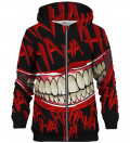 Hahahah Black zip up hoodie