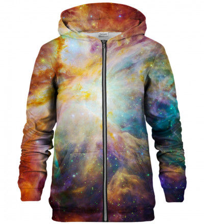 Sweat à capuche zippé Galaxy Nebula
