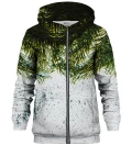 Palm Leaves zip up hoodie