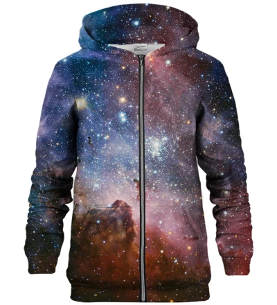 Purple Galaxy zip up hoodie