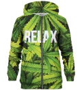 Relax zip up hoodie