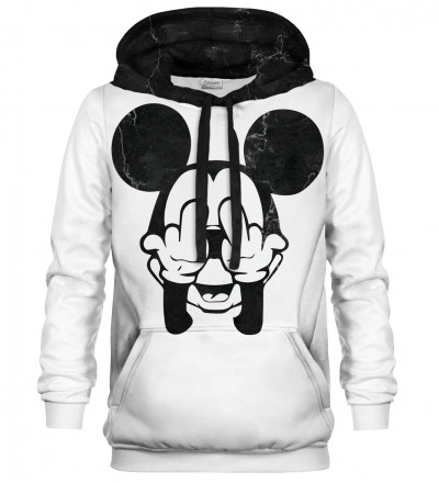 Rebel White Grunge hoodie