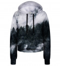 Crop hoodie Mighty Forest Grey