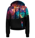 Crop hoodie Paint your Galaxy