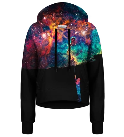 Crop hoodie Paint your Galaxy
