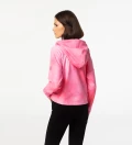 Tie dye pink cropped hoodie