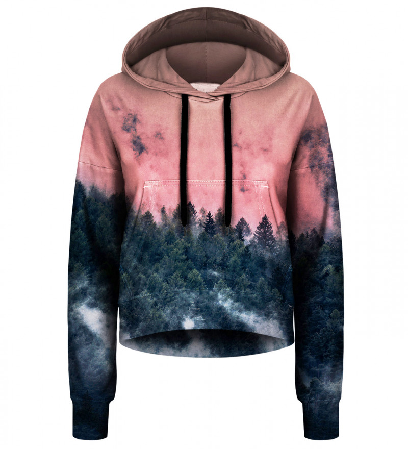 Crop hoodie Forest