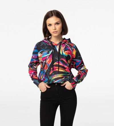 Crop hoodie Full of Colors