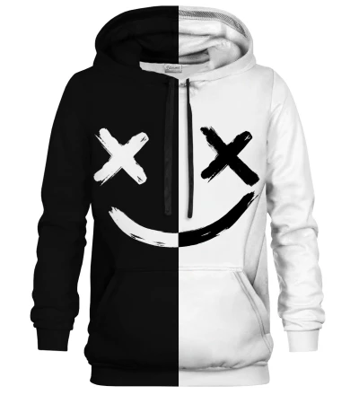 B&W Face hoodie