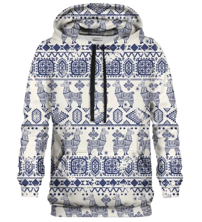 Lama Pattern hoodie