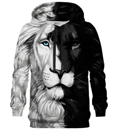 Printed Hoodie -  BW Lion