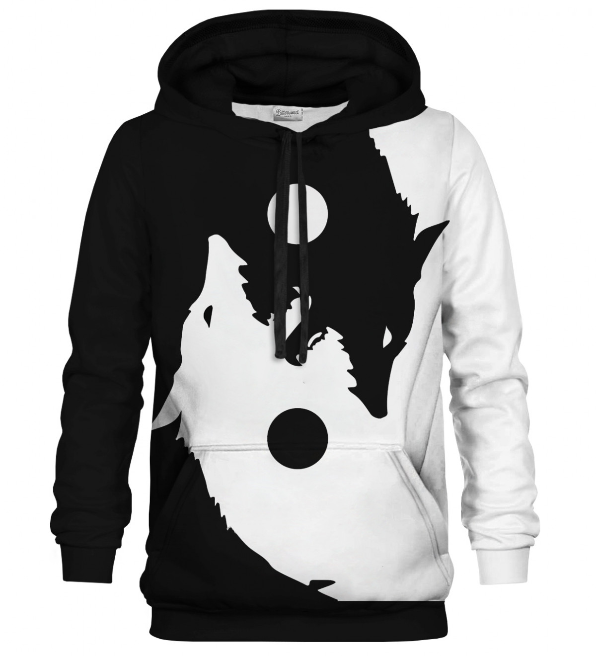 swimming yin yang hoodie