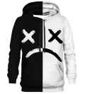 Sad BW Face hoodie