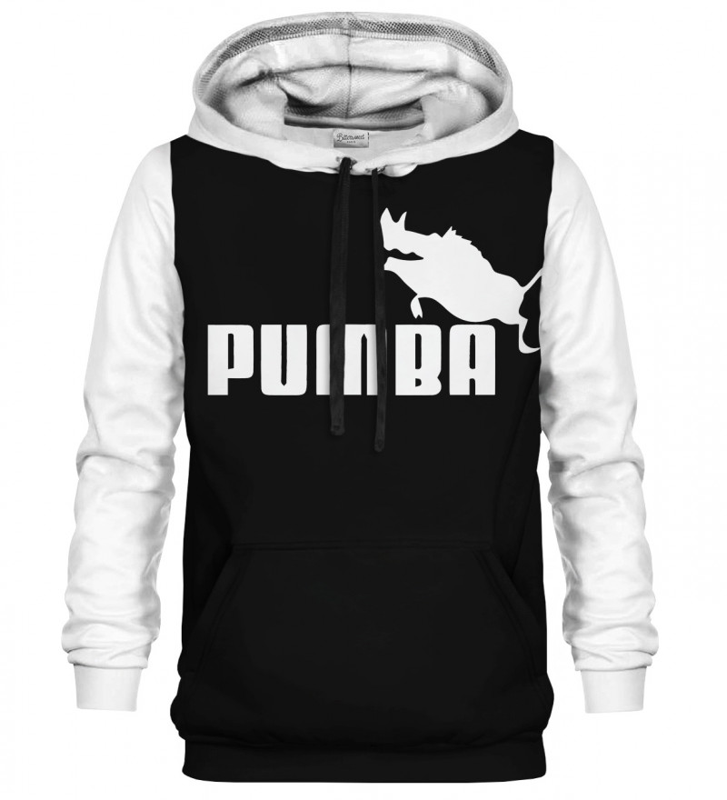 Printed Hoodie - Pumba White