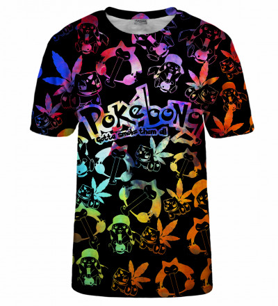 T-shirt Pokebong noir dégradé