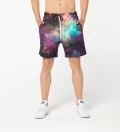 Galaxy clouds bomuldsshorts
