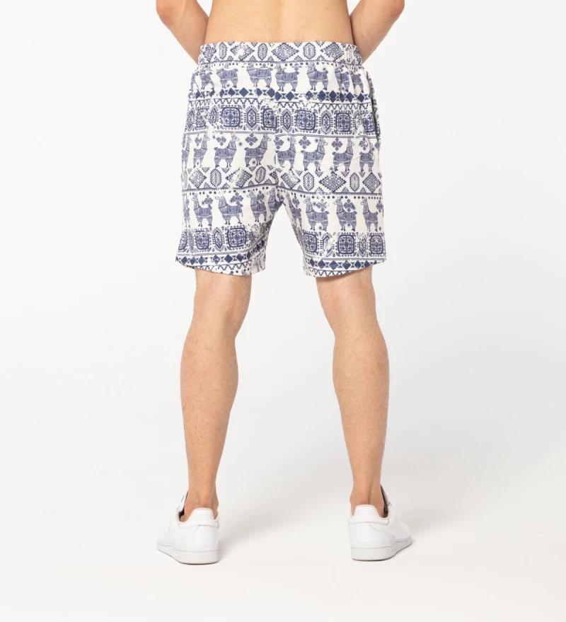 Lama Pattern shorts