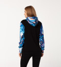 Blue Marble womens cotton hoodie