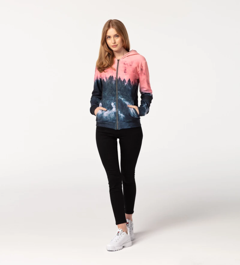 Mighty Forest womens zip up hoodie