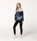 Mighty Forest Grey womens zip up hoodie