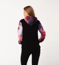 Red Galaxy womens cotton hoodie