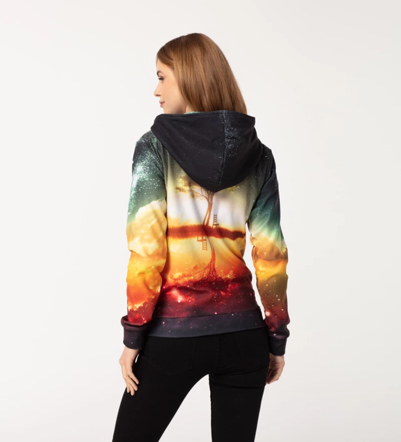 Tree womens zip up hoodie