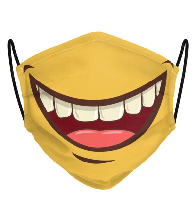 Cartoon Smile face mask