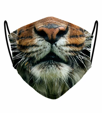 Tiger face face mask