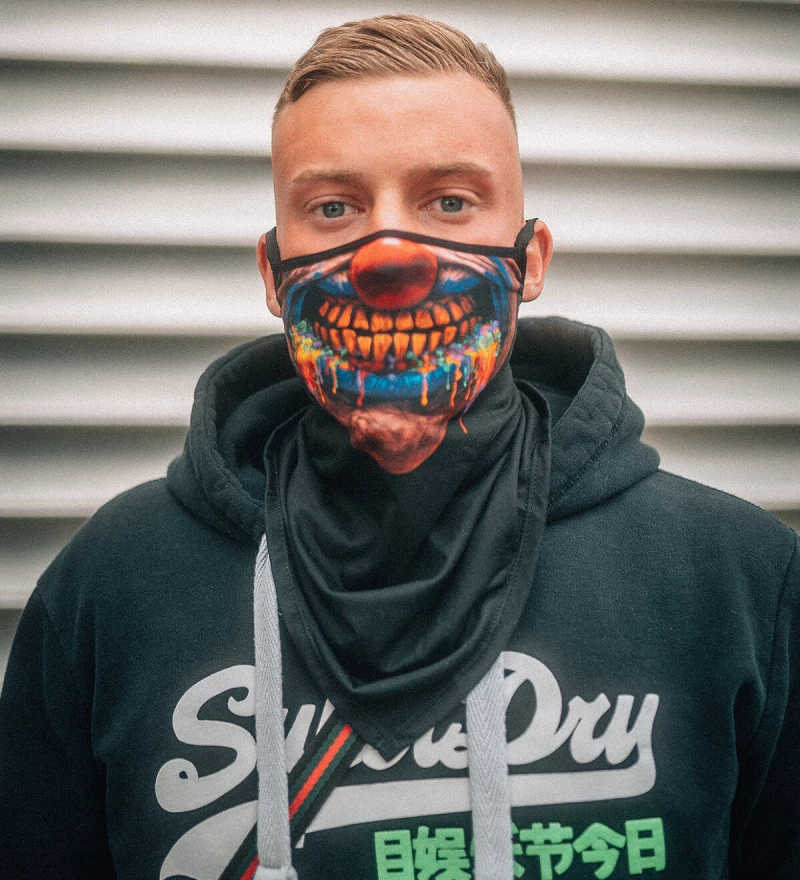 Venom bandana face mask