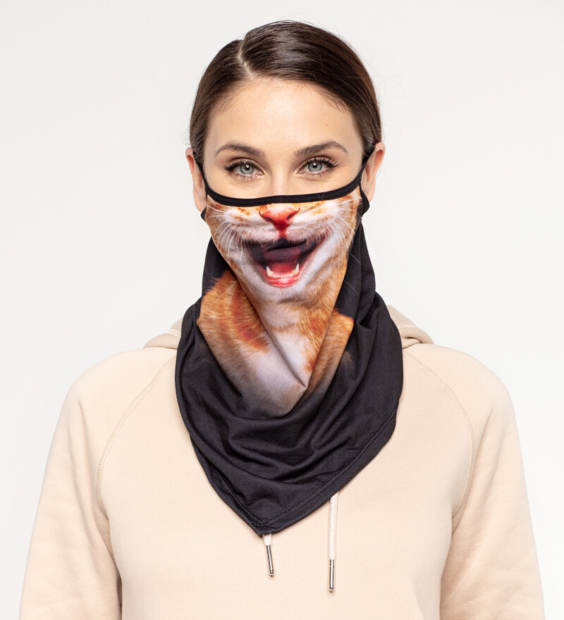 Masque bandana pour femme Cat Smile