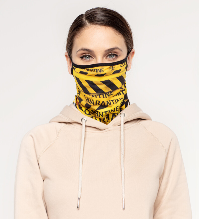 Masque facial bandana pour femmes de quarantaine