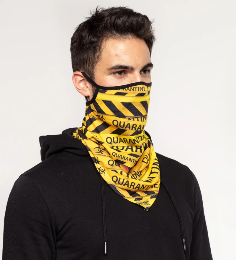 Quarantine bandana face mask