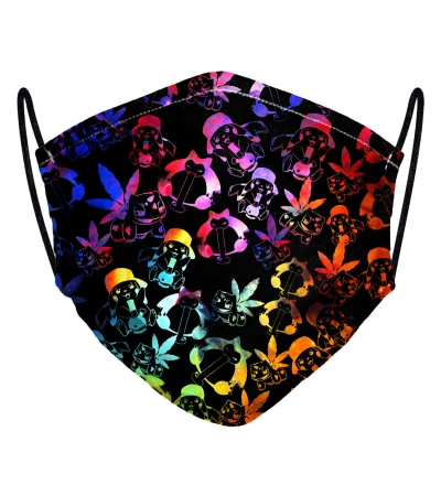 Pokebong gradient womens face mask