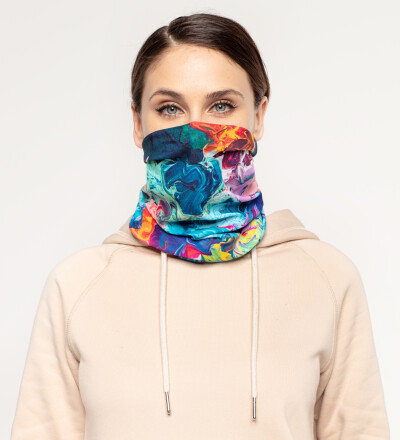 Paintjob womens neck warmer