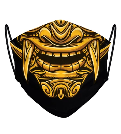 Golden Warrior face mask