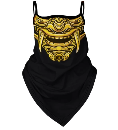 Golden Warrior bandana face mask
