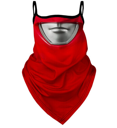 Red Warrior bandana face mask