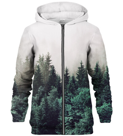 Foggy Forest zip up hoodie