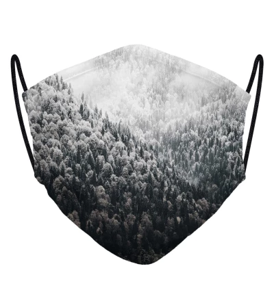 Winter Forest face mask