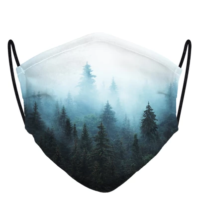 Blue Forest face mask