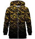JL logo pattern zip up hoodie, Licensed Product of Warner Bros. Pictures