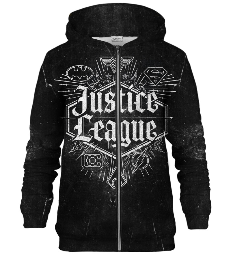 Justice League Emblem zip up hoodie