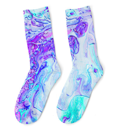 Blue Marble Socks