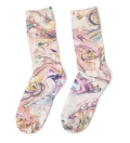 Chaussettes White Marble