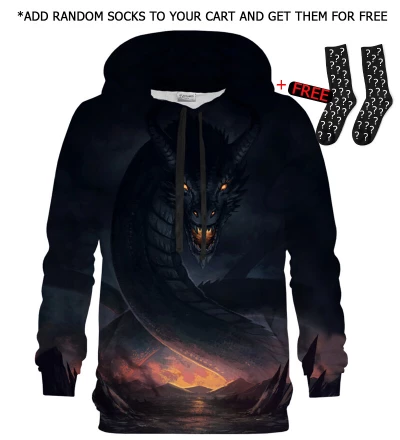 Printed Hoodie - Dragon Protector hoodie