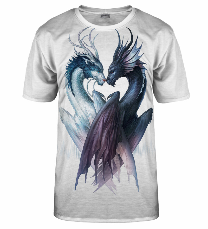 T-shirt Yin and Yang Dragons