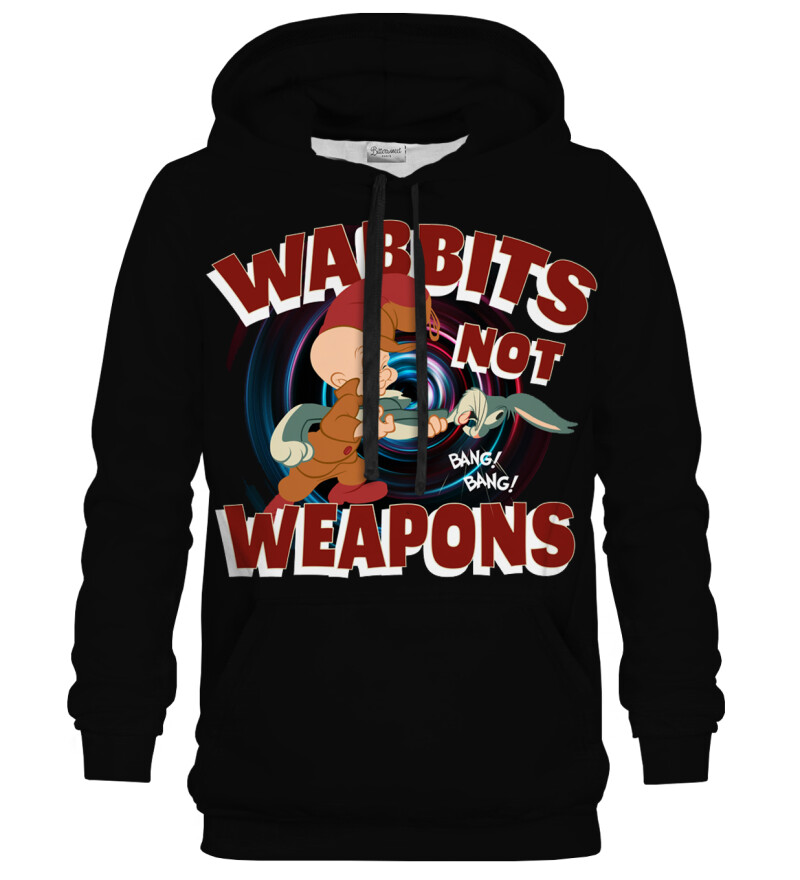 Wabbits no weapons hoodie