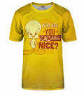 Who is nice t-shirt