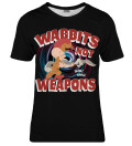 Wabbits no weapons womens t-shirt, Licensed Product of Warner Bros. Pictures