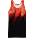 Red Painting Tank Top